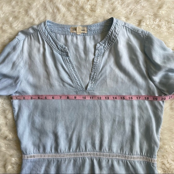 Cloth & Stone Light Blue Blouse - Picture 13 of 16